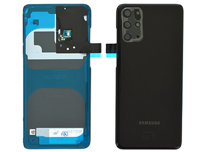 Samsung Galaxy S20 Plus Cover Batteria in vetro + Vetrino Camera + Microfono Nero
