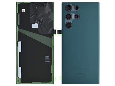 Samsung Galaxy S22 Ultra Cover Batteria + Vetrino Camera + Adesivi Green