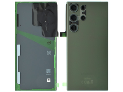 Samsung Galaxy S23 Ultra Cover Batteria + Vetrino Camera + Adesivi Green