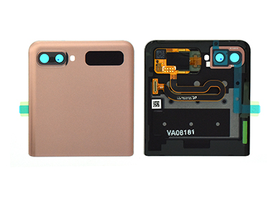 Samsung Galaxy Z Flip 5G Cover Batteria Superiore completo Mystic Bronze