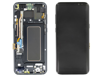 Samsung Galaxy S8 Plus LCD + Touchscreen + Altoparlante + Tasti Laterali Light Blue