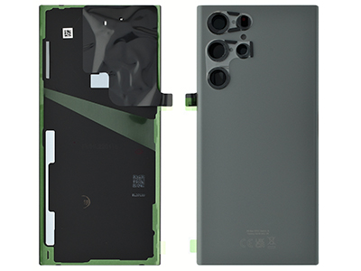 Samsung Galaxy S22 Ultra Cover Batteria + Vetrino Camera + Adesivi Graphite (ECOSTORE)
