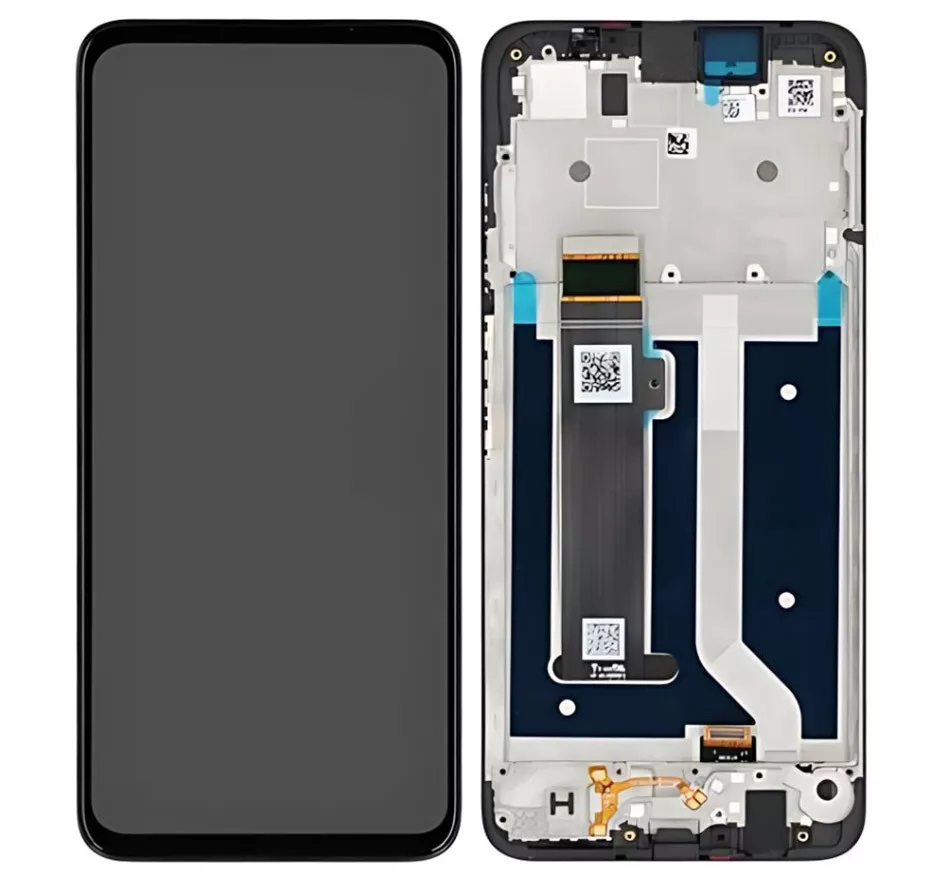 Motorola Moto G35 LCD + Touch Screen + Frame Black