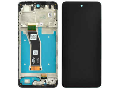 Motorola Moto E14 4G LCD + Touch Screen + Frame Black ( ECOSTORE)