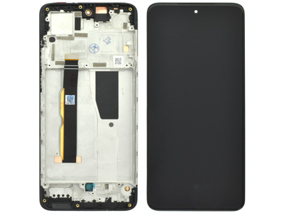 Motorola G84 5G LCD + Touchscreen + Frame Black ( ECOSTORE)