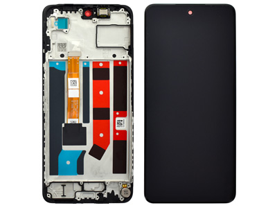 Oppo A80 LCD + Touch Screen + Frame + Altoparlante Black