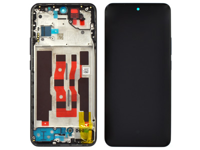Oppo Reno 12 LCD + Touch Screen + Frame + Tasti laterali Black Brown