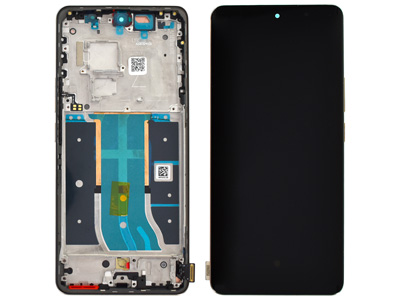 Realme 12 Pro LCD + Touch Screen + Frame + Tasti Laterali Navigator Beige