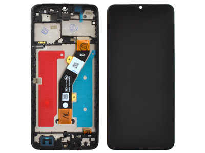 ZTE Blade A34 LCD + Touch Screen + Frame + Switch Tasti Laterali Black