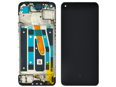 Oppo Reno 8T LCD + Touchscreen + Frame + Switch Tasti Laterali Black