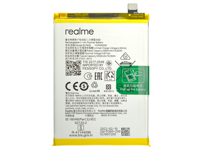 Realme 9 5G BATTERIA ORIGINALE  (ECOSTORE)