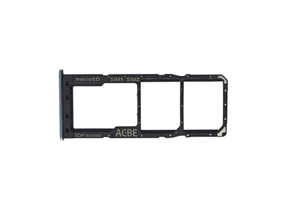 Samsung Galaxy A32 Sportello Dual SIM card/SD Card + Alloggio Awesome Black (ECOSTORE)