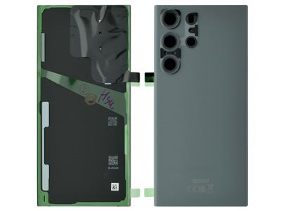 Samsung Galaxy S23 Ultra Cover Batteria + Vetrino Camera + Adesivi Graphite