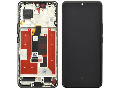 Honor 90 LCD + Touchscreen + Frame + Tasti Laterali Midnight Black