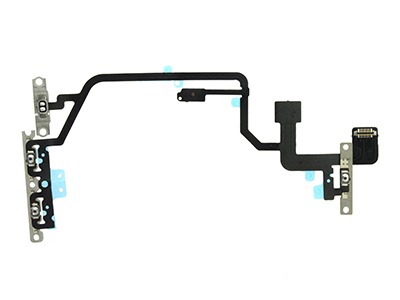 Apple iPhone XR Flat Cable + Clip Vibrazione + Microfono + Flash + Switch Tasti Laterali No Logo