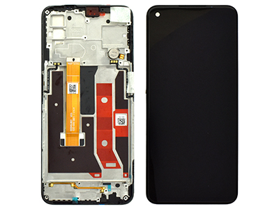 Oppo A73 5G LCD + Touchscreen + Frame + Vibrazione + Switch Tasti Laterali Black