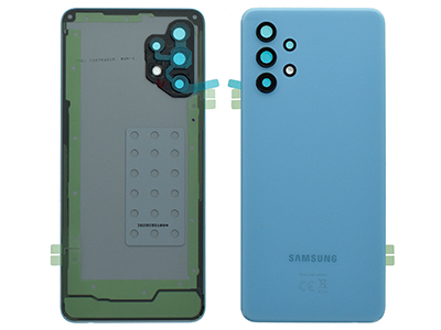Samsung Galaxy A32 Cover Batteria + Cover Camera completo + Adesivi Awesome Blue