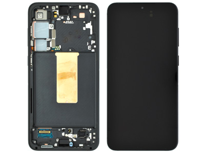 Samsung Galaxy S23 Plus LCD + Touchscreen + Frame + Tasti Laterali Phantom Black