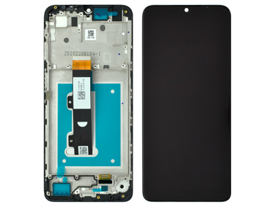Motorola Moto E22 LCD + Touch Screen + Frame Black