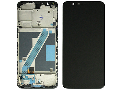 OnePlus 5T LCD + Touch screen + Frame Nero