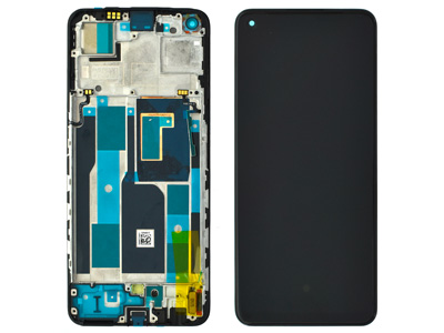 Realme 9 Pro+ LCD + Touchscreen + Frame + Switch Tasti Laterali Black