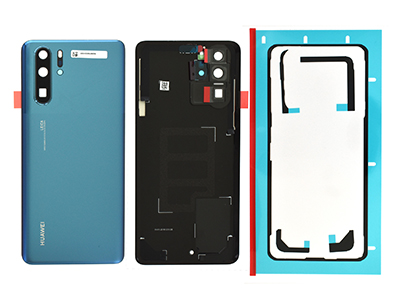 Huawei P30 Pro Cover Batteria + Vetrino Camera Mystic Blue