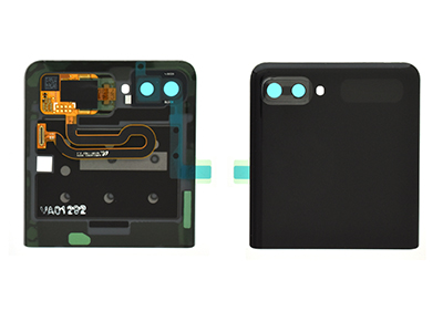 Samsung Galaxy Z Flip Cover Batteria Superiore completo Nero