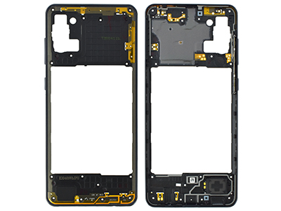 Samsung A31 Rear Cover + Suoneria + Antenna + Tasti Laterali Nero