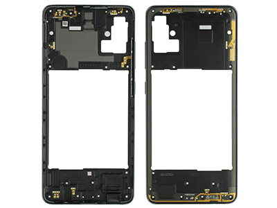 Samsung A51 Rear Cover + Tasti Laterali Nero (ECOSTORE)