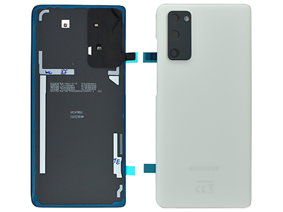 Samsung S20 FE Cover Batteria + Vetrino Camera + Adesivi Cloud White (ECOSTORE)