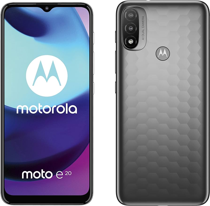 Motorola Moto E20 (32 GB) Grigio - Grado Estetico: Buono - Batteria Standard