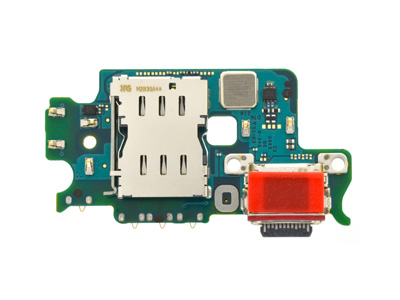 Samsung Galaxy S23 Sub Board + Plug In + Microfono + Lettore Sim