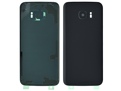 Samsung Galaxy S7 Edge Cover Batteria + Vetrino Camera Nero No Logo