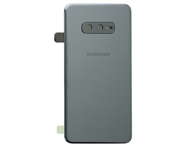 Samsung Galaxy S10E Cover Batteria in vetro + Vetrino Camera Prism Black