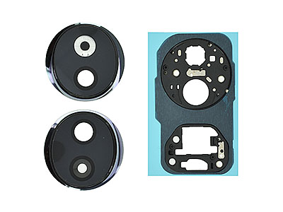 Honor 90 Cover Camera + Vetrino + Adesivi Midnight Black