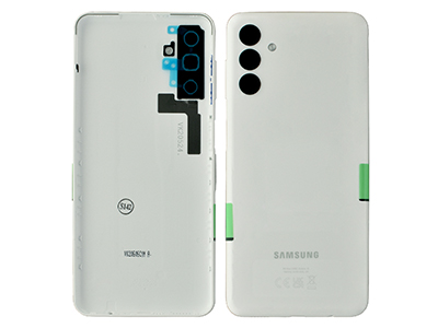 Samsung Galaxy A13 5G Cover Batteria + Tasto Volume + Vetrino Camera White (ECOSTORE)