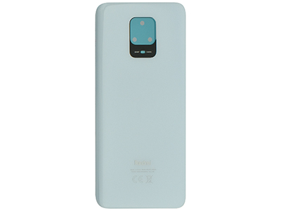 Xiaomi Redmi Note 9 Pro Cover Batteria + Adesivi Glacier White