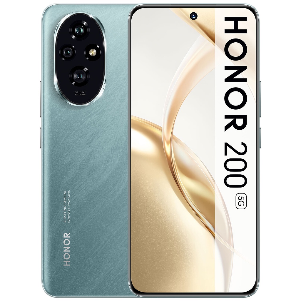 Honor 200 (512 GB) Verde - Grado Estetico: Eccellente - Batteria Standard