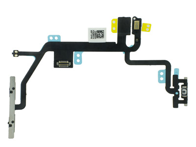 Apple iPhone 8 Flat Cable + Switch Tasti Laterali + Flash + Microfono No Logo