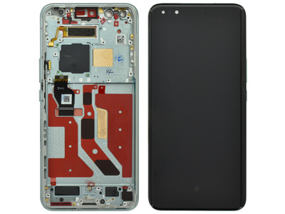 Honor Magic 5 Pro LCD + Touch Screen + Frame + Tasti Laterali Meadow Green