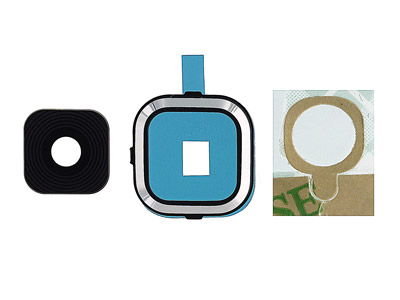 Samsung Galaxy A5 Cover Camera + Vetrino + Adesivo Vers. Nero