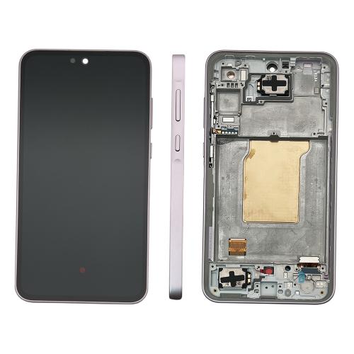 Samsung A35 5G LCD + Touchscreen + Frame + Tasti Laterali + Suoneria + Altoparlante Awesome Lilac (ECOSTORE)