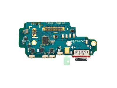 Samsung Galaxy S23 Ultra Sub Board + Plug In + Microfono + Lettore Sim GH96-15621A