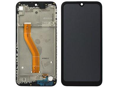 Wiko Y62 LCD + Touchscreen + Frame Black