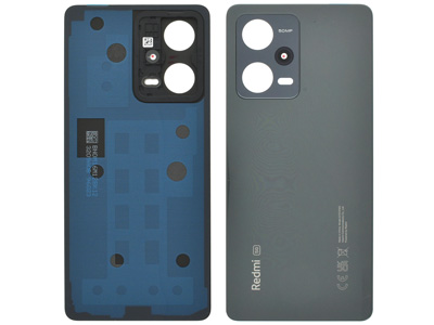Xiaomi Redmi Note 12 Pro 5G Cover Batteria + Adesivi Midnight Black (ECOSTORE)