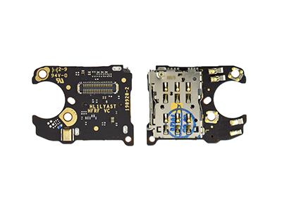 Huawei Mate 20 Pro Sub Board + Lettore Sim Card + Microfono
