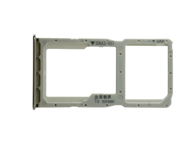 Huawei P30 Lite Sportello Dual Sim card / SD Card + Alloggio Pearl White