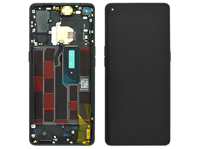 Oppo Reno 4 Pro LCD + Touchscreen + Frame + Tasti laterali + Altoparlante Space Black