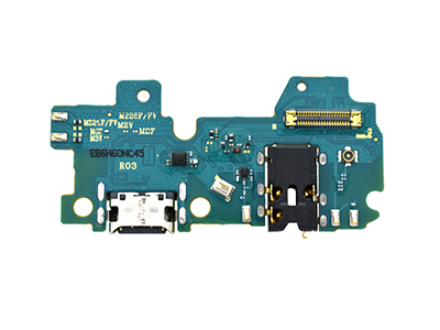 Samsung Galaxy M32 Sub Board + Plug In + Jack Audio + Microfono