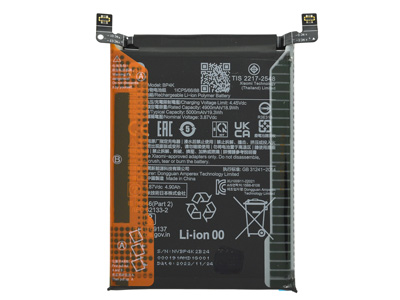 Xiaomi REDMI NOTE 12 PRO 5G BATTERIA ORIGINALE